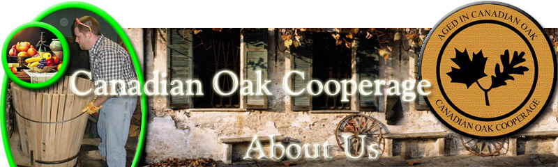 Canadian Oak Cooperage making wine barrels